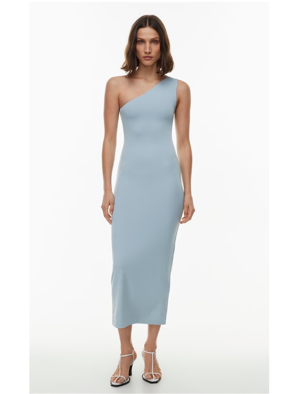 Aritzia Contour One-Shoulder Maxi Dress